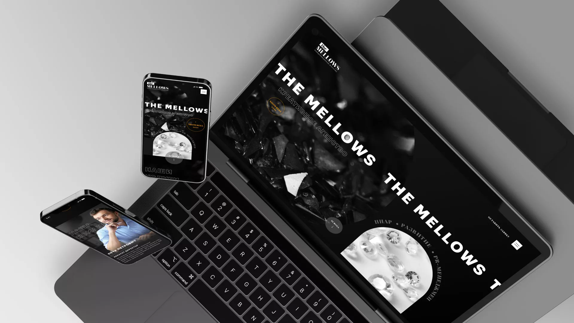 Разработка сайта креативного агентства «The Mellows» в Нязепетровске