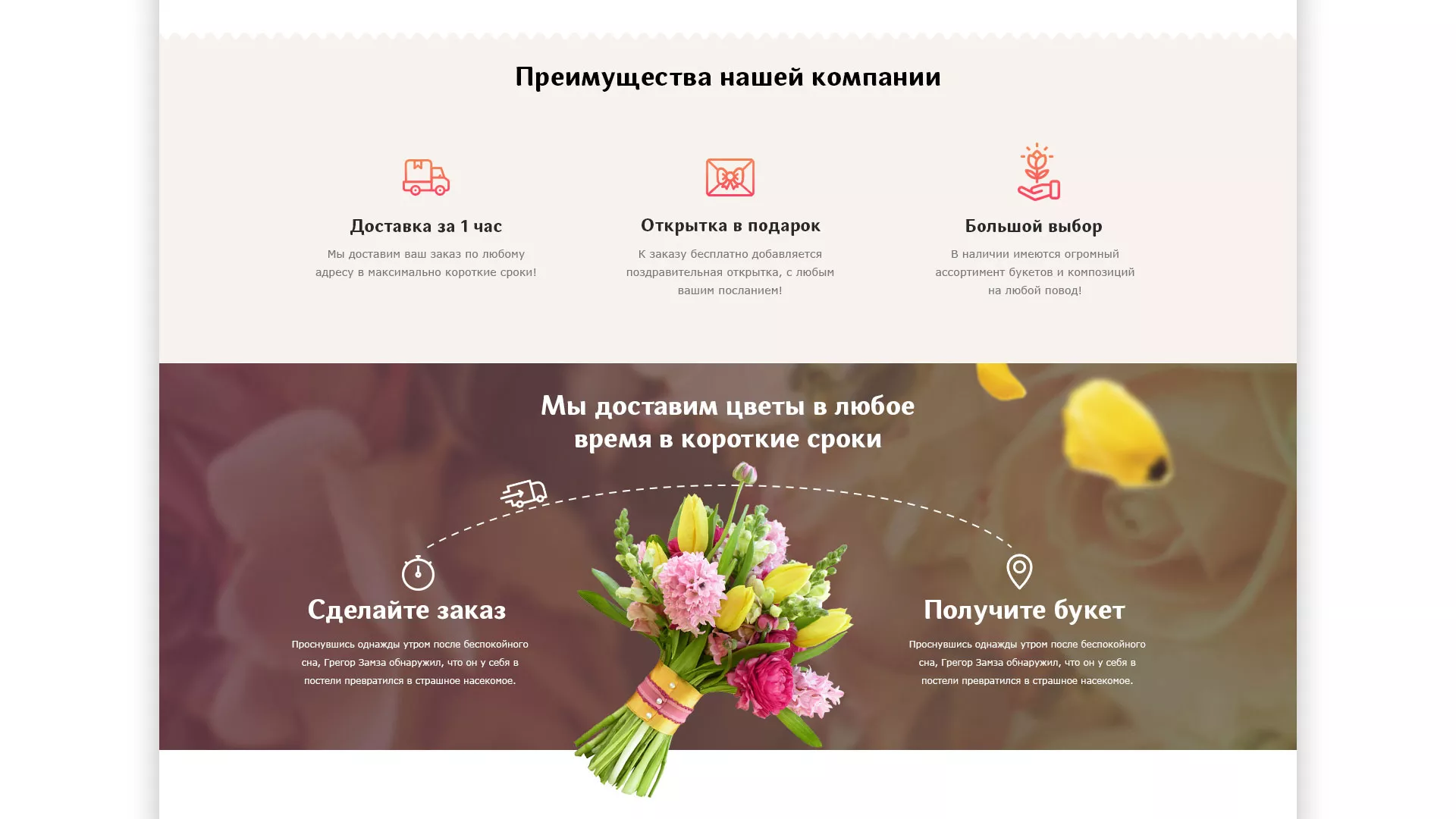 Создание интернет-магазина «Букет-онлайн» по цветам в Нязепетровске